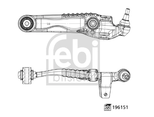 Control/Trailing Arm, wheel suspension